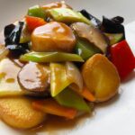 ristorante cinese san lazzaro DOU-FU CON VERDURE Tofu accompagnato da verdure miste